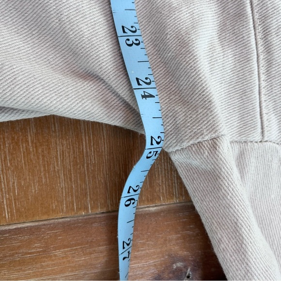 Cream Button-Up Jacket made and purchased in Italy. L/XL - Picture 8 of 10